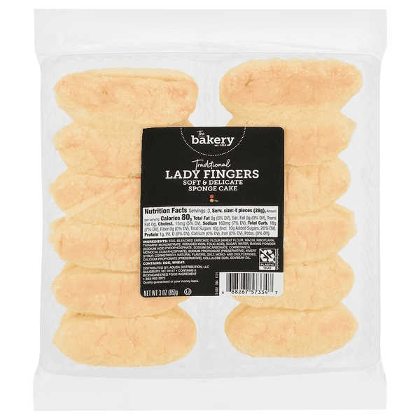 Stop & Shop The Bakery Traditional Sponge Cake Lady Fingers