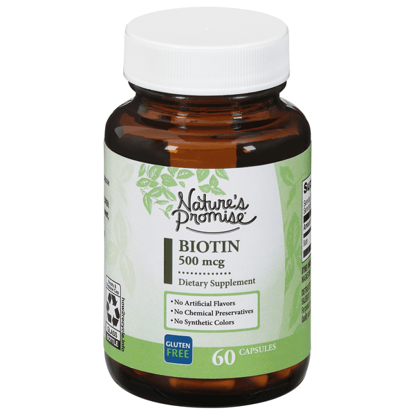 Nature'S Promise Biotin 500Mcg Capsules Vegan