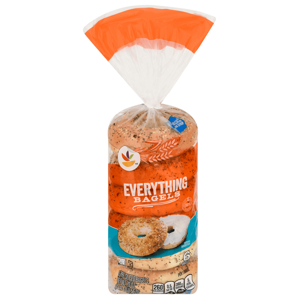 Our Brand Everything Pre-Sliced Bagels