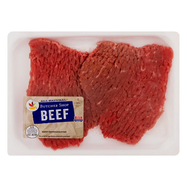 Stop & Shop Usda Choice Beef Bottom Round Cube Steak Fresh