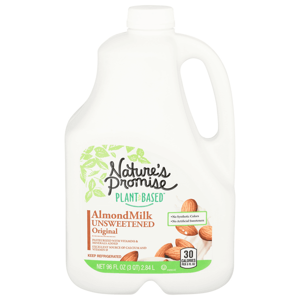 Nature'S Promise Plant Based Almondmilk Unsweetened Original