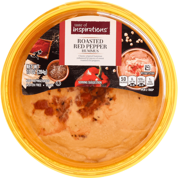 Taste Of Inspirations Hummus Roasted Red Pepper