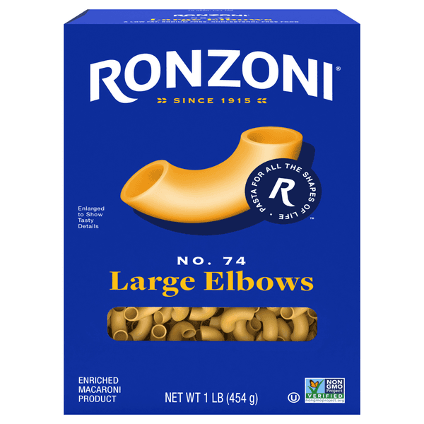 Ronzoni Elbows Pasta No. 74 Large