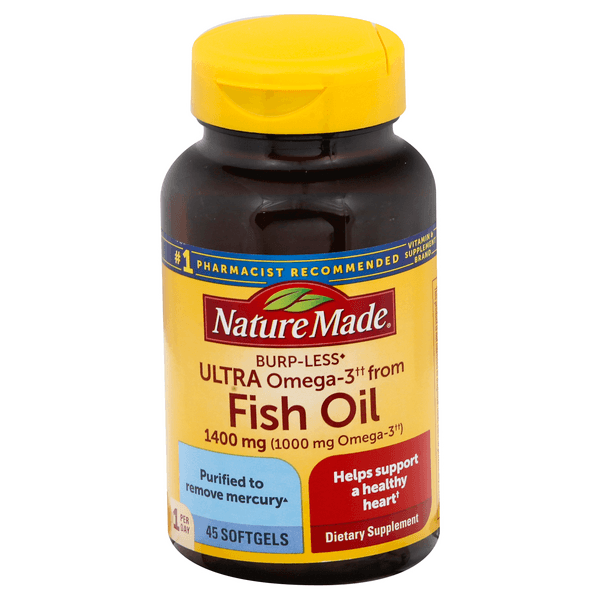 Nature Made Fish Oil (Ultra Omega-3) Supplement Softgels