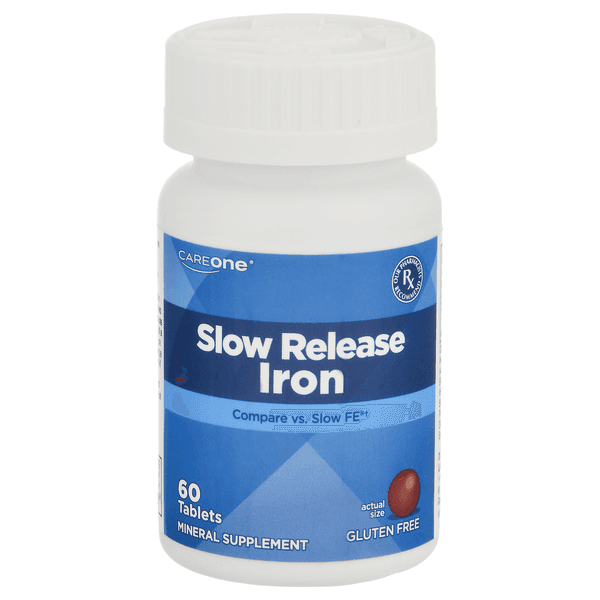 Careone Iron Slow Release Tablets Gluten Free