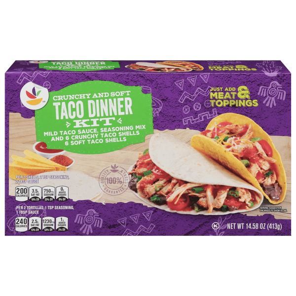 Stop & Shop Crunchy & Soft Taco Dinner Kit