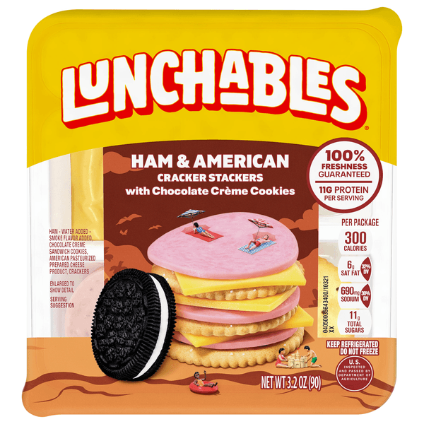 Lunchables Ham And American Cracker Stackers