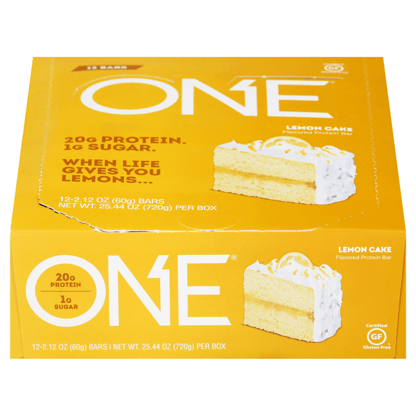 One Protein Bar Lemon Cake Gluten Free
