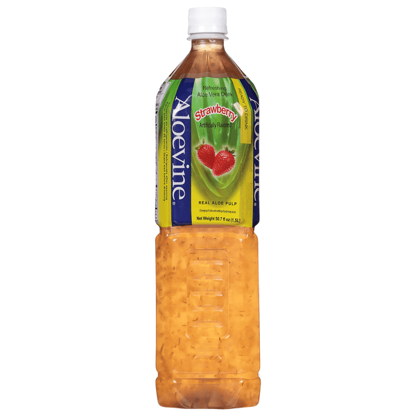 Aloevine Aloe Vera Drink Strawberry