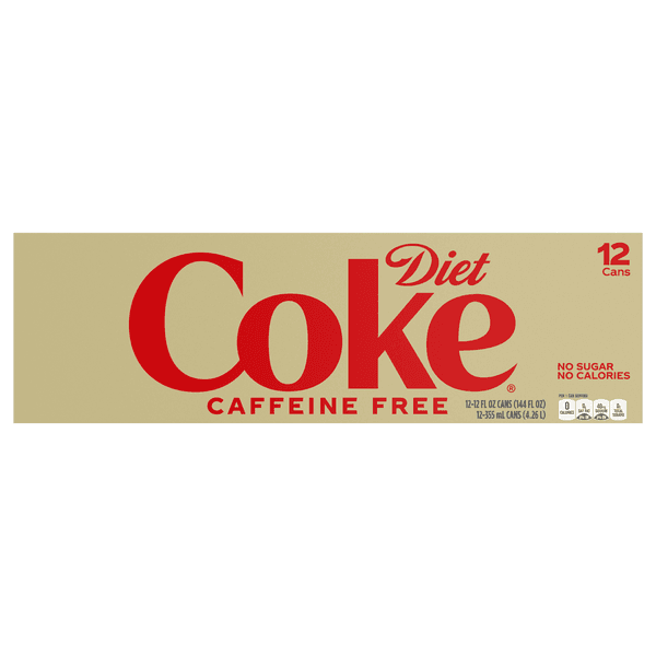 Diet Coke Soda Pop Cola Caffeine Free