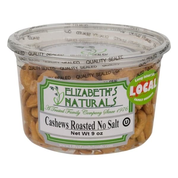 Elizabeth’S Naturals No Salt Roasted Cashew
