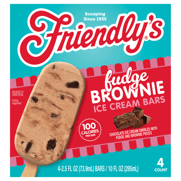 Friendlys Ice Cream Bars Fudge Brownie