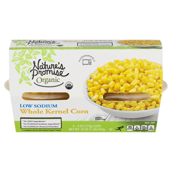 Nature'S Promise Organic Whole Kernel Corn Low Sodium