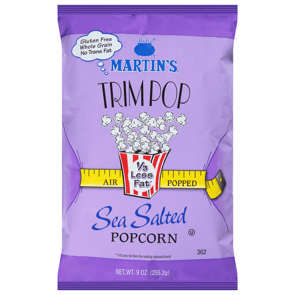 Martin'S Trim Pop Popcorn Sea Salted Gluten Free