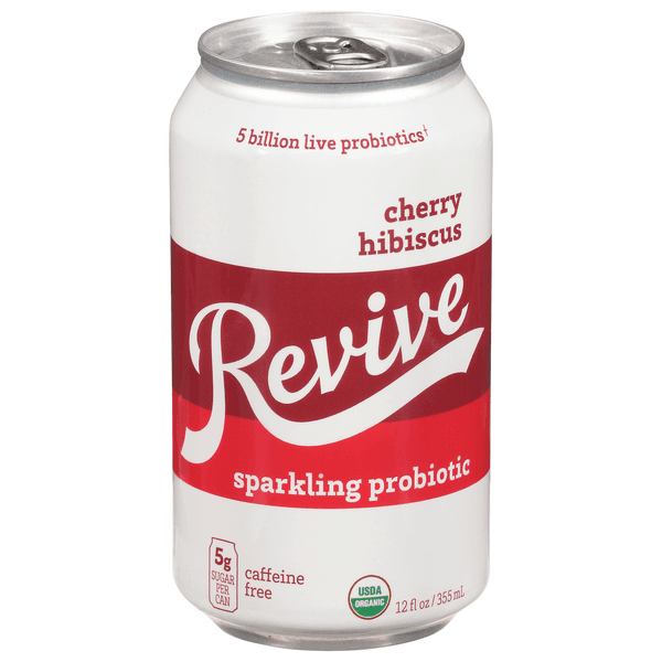 Revive Kombucha Cherry Hibiscus