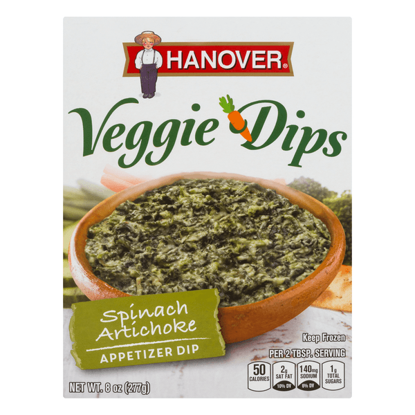 Hanover Veggie Dips Appetizer Spinach Artichoke
