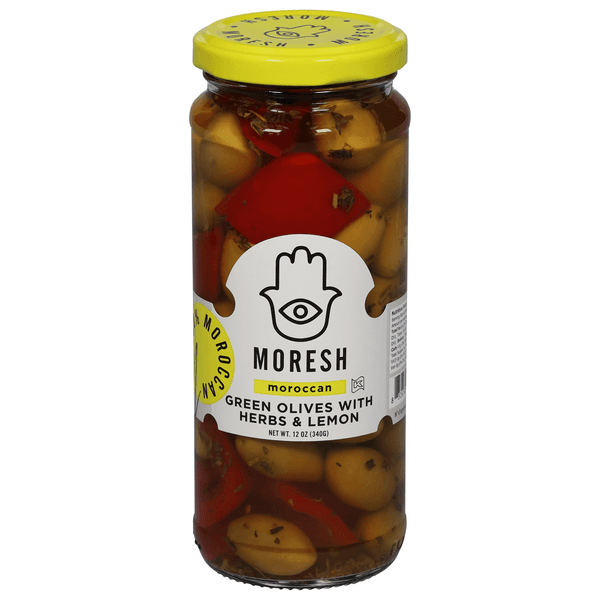 Moresh Moroccan Green Olives With Herbs & Lemon