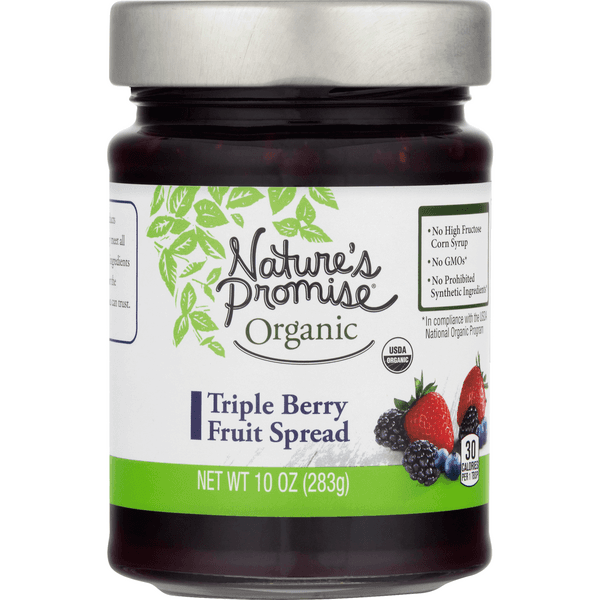 Nature'S Promise Organic Triple Berry Fruit Spread