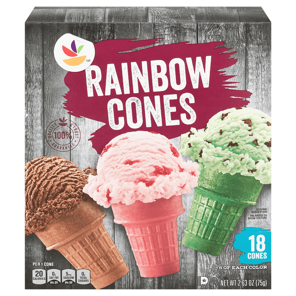 Stop & Shop Rainbow Cones