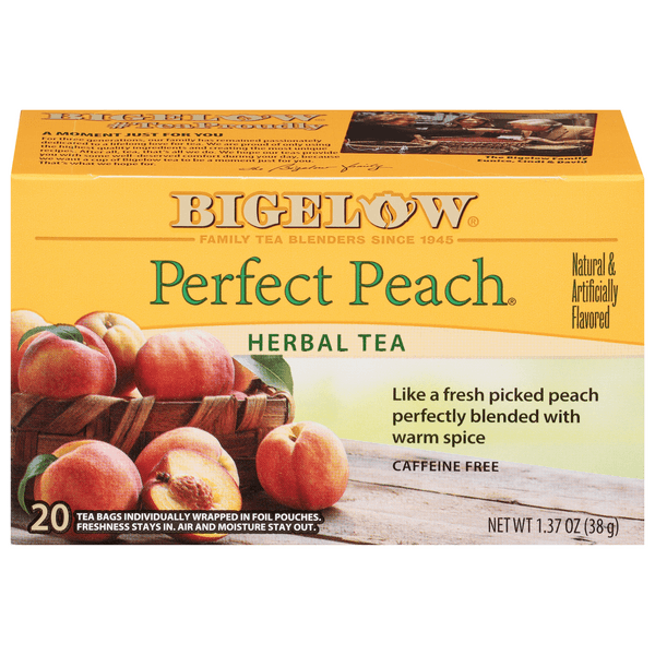 Bigelow Tea Bags Herb Perfect Peach