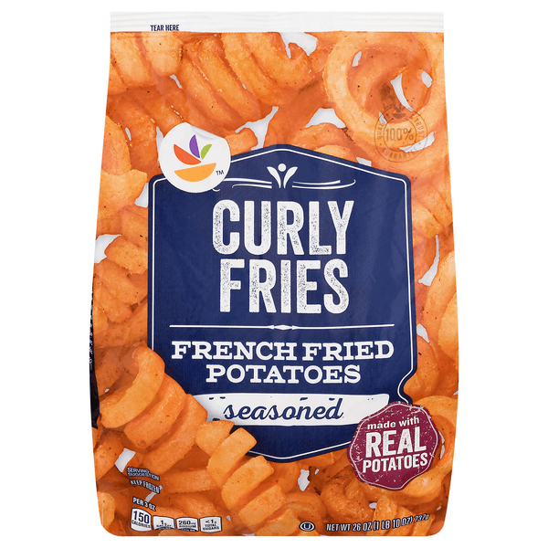 Stop & Shop French Fried Potatoes Curly Fries Seasoned