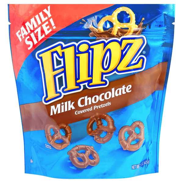 Flipz Covered Pretzels Milk Chocolate