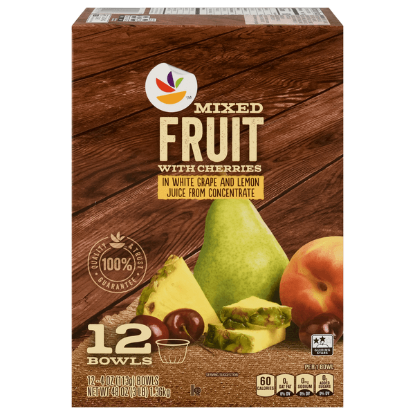 Stop & Shop Mixed Fruit Cups With Cherries
