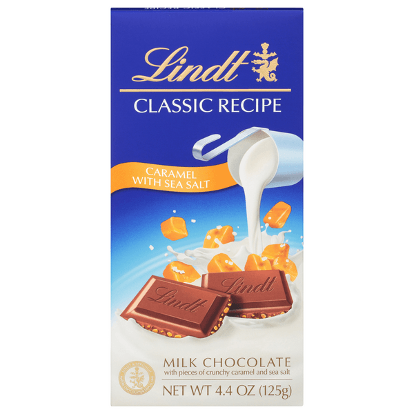 Lindt Classic Recipe Caramel With Sea Salt Milk Chocolate