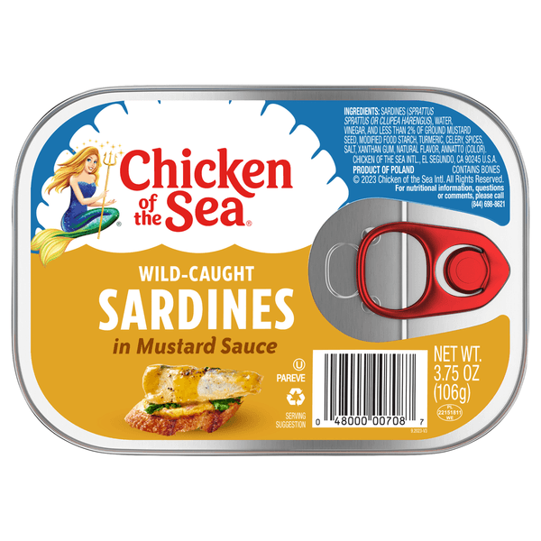 Chicken Of The Sea Sardines In Mustard Sauce