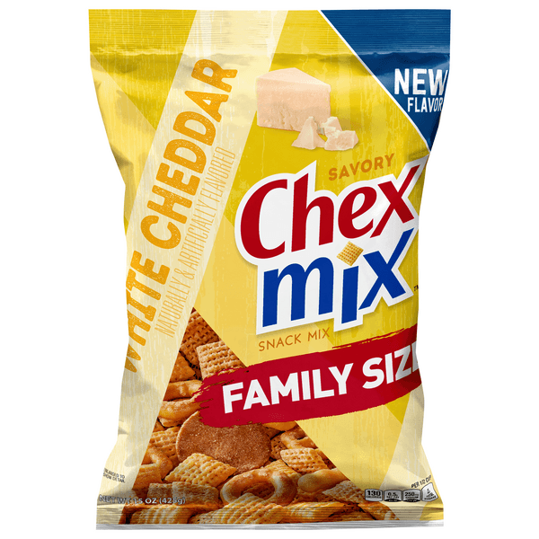 Chex Mix Snack Mix White Cheddar Family Size