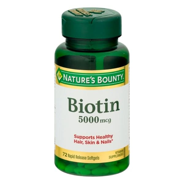 Nature'S Bounty Biotin 5000 Mcg Super Potency Liquid Softgels