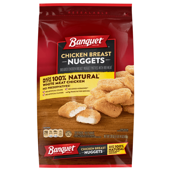 Is it Coconut Free? Banquet Chicken Breast Nuggets Meal
