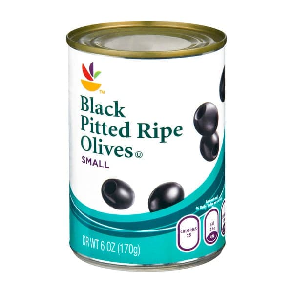 Stop & Shop Ripe Black Olives Small Pitted