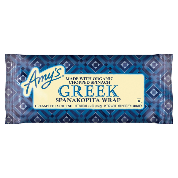 Amy'S Greek Spanakopita Wrap