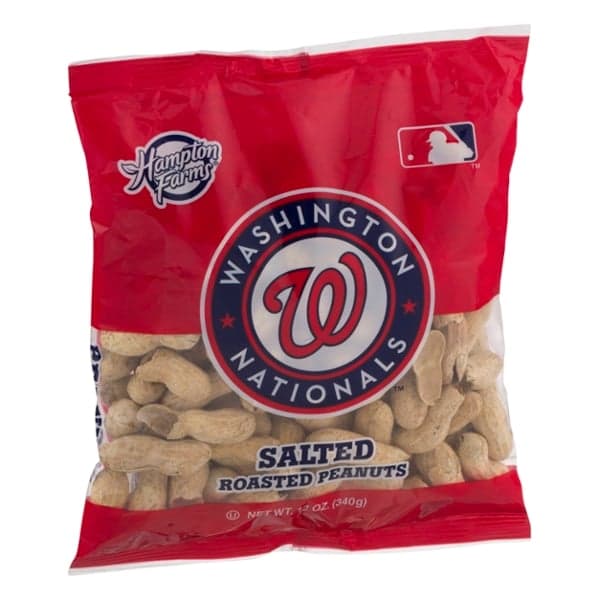 Hampton Farms Washington Nationals Peanuts Roasted Salted