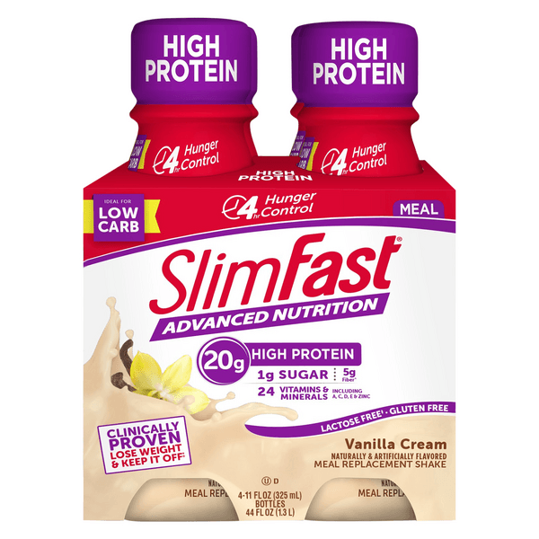 Slimfast Advanced Nutrition Meal Replacement Shake Vanilla Cream