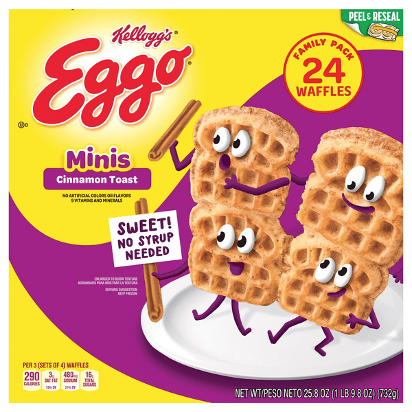 Eggo Cinnamon Toast Mini Breakfast Waffles