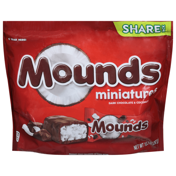 Mounds Miniatures Dark Chocolate & Coconut Share