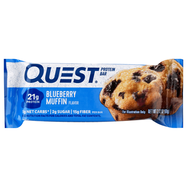 Quest High Protein Bar Blueberry Muffin Low Carb Keto