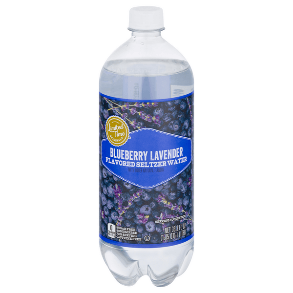 Stop & Shop Limited Time Seltzer Water Blueberry Lavender