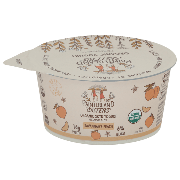 Painterland Sisters Organic Savannah'S Peach Skyr Yogurt