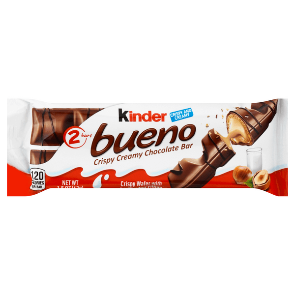 Kinder Bueno Crunchy Wafer With Creamy Nut Filling