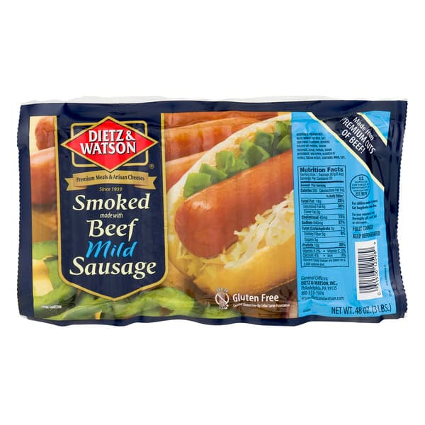 Dietz & Watson Mild Beef Smoked Sausage