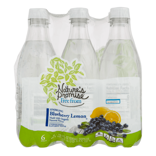 Nature'S Promise Free From Sparkling Water Blueberry Lemon