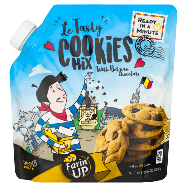 Le Tasty Cookies Mix With Belgian Chocolate