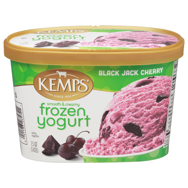 Kemps Black Jack Cherry  Yogurt