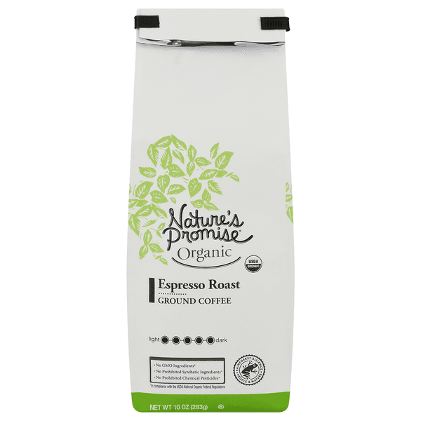Nature'S Promise Organic Espresso Roast Dark Roast Ground Coffee