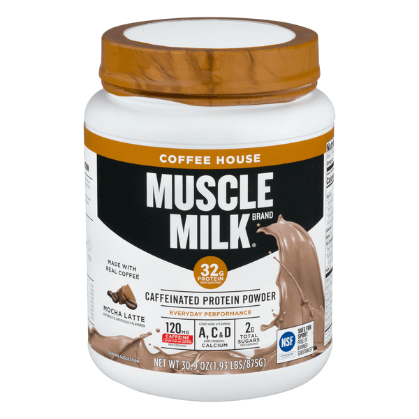 Muscle Milk Caffeinated Protein Powder Coffee House