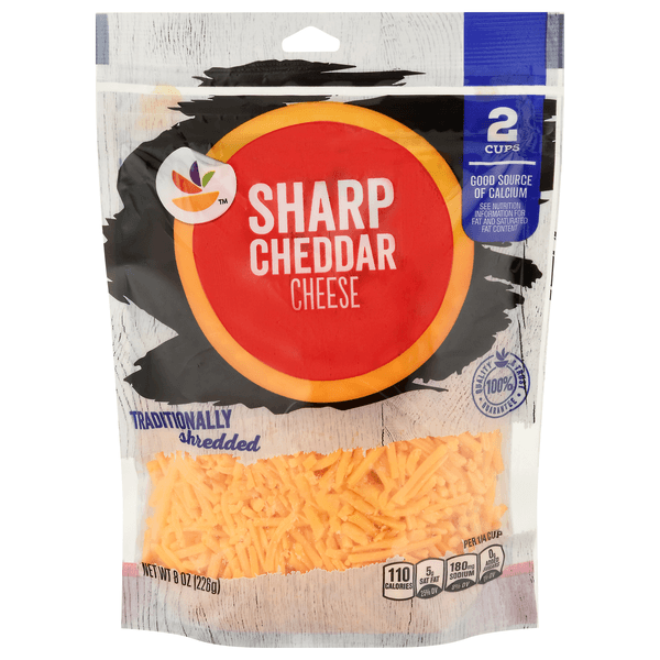 Stop & Shop Cheddar Cheese Sharp Traditionally Shredded Natural