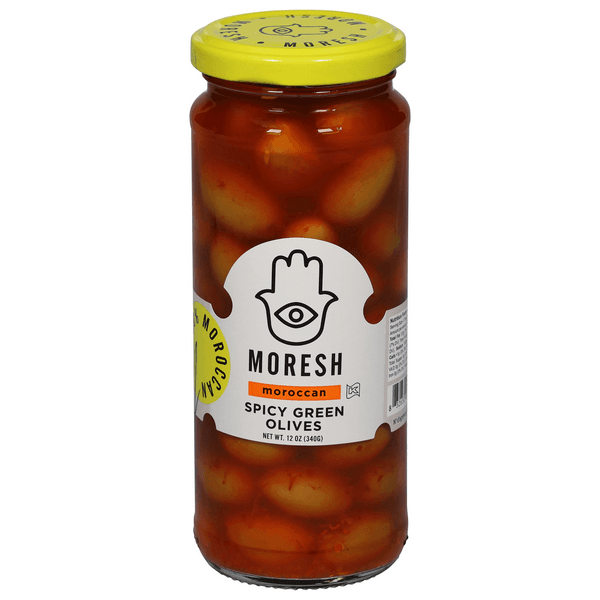 Moresh Moroccan Green Olives Spicy